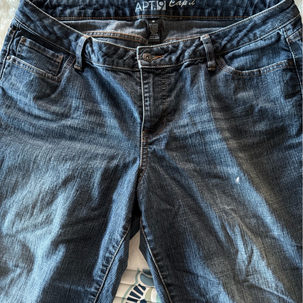 Apt. 9 Women's Dark Blue Ankle Jeans